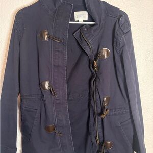 Market & Spruce Dark Blue Utility Jacket